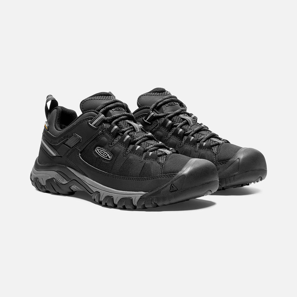 Keen Outdoor Ayakkabı Erkek Siyah - Targhee Exp Waterproof - Türkiye XJAZ78542